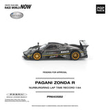 Pagani Zonda R Nürburgring Lap Time Record - Pop Race - 1:64 Modellauto 1/64