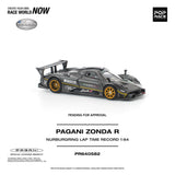Pagani Zonda R Nürburgring Lap Time Record - Pop Race - 1:64 Modellauto 1/64