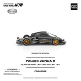 Pagani Zonda R Nürburgring Lap Time Record - Pop Race - 1:64 Modellauto 1/64