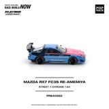 Mazda RX-7 (FC3S) RE-Amemiya (Street 7 Chrome) - Pop Race - 1:64 Modellauto 1/64