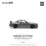 Nissan Skyline GT-R R32 (Gun Grey Metallic) - Pop Race - 1:64