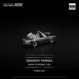 Singer Targa (Dark Chrome) - Pop Race - 1:64 Modellauto 1/64