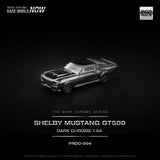 Ford Mustang Shelby GT500 (Dark Chrome) - Pop Race - 1:64 Modellauto 1/64