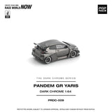Toyota GR Yaris Pandem (Dark Chrome) - Pop Race - 1:64 Modellauto 1/64