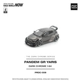 Toyota GR Yaris Pandem (Dark Chrome) - Pop Race - 1:64 Modellauto 1/64