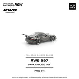 RWB 997 (Dark Chrome) - Pop Race - 1:64 Modellauto 1/64