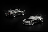 RWB 997 (Dark Chrome) - Pop Race - 1:64 Modellauto 1/64