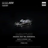 Mazda RX-7 (FD3S) RE-Amemiya (Dark Chrome) - Pop Race - 1:64 Modellauto 1/64