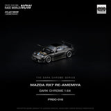 Mazda RX-7 (FD3S) RE-Amemiya (Dark Chrome) - Pop Race - 1:64 Modellauto 1/64