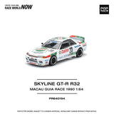 Nissan Skyline GT-R (BNR32) Macau Guia Race 1990 - Pop Race - 1:64 Modellauto 1/64