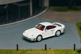 Porsche 959 (White) + Trading Cards Combo Set - Tarmac Works - 1:64 Modellauto 1/64