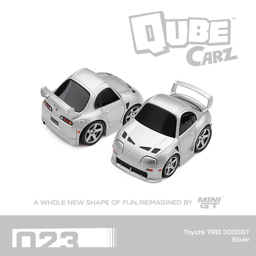 [Preorder] Toyota Supra (A80) TRD 3000GT Qube Carz (Silver) - MINI GT