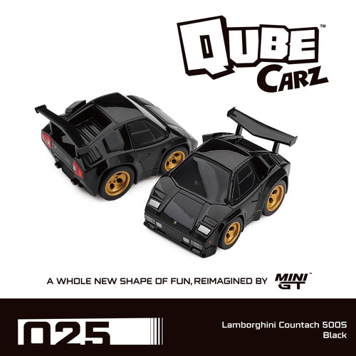 [Preorder] Lamborghini Countach LP 500S Qube Carz (Black) - MINI GT