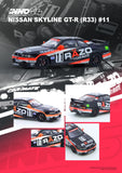 Nissan Skyline GT-R (R33) #11 "Razo Trampio" N1 Super Endurance Series Sendan Highland 1995 Winner - INNO64 - 1:64