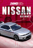 Nissan Skyline GT-R N1 (R33) tuned by Mine's (Silver) - INNO64 - 1:64