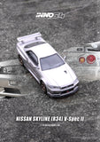 Nissan Skyline GT-R (R34) V-Spec II (Silver) - INNO64 - 1:64