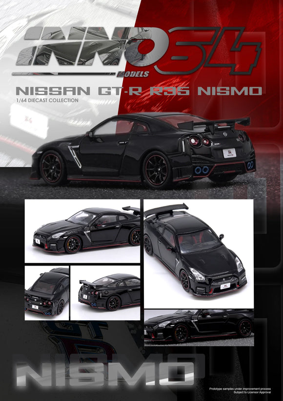Nissan GT-R (R35) Nismo (Black) - INNO64 - 1:64