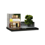 Japanese Tofu Shop Miniature Scene - Black Box Diorama - 1:64 Modellauto 1/64