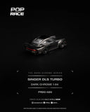 Singer DLS Turbo (Dark Chrome) - Pop Race - 1:64 Modellauto 1/64