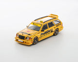 Mercedes S124 T Modell Evo2 Taxi (Gelb) - Mortal Model - 1:64 Modellauto 1/64