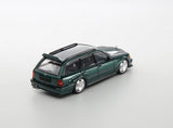 Mercedes S124 T Modell Evo2 (Grün) - Mortal Model - 1:64 Modellauto 1/64