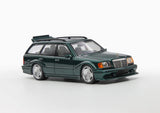 Mercedes S124 T Modell Evo2 (Grün) - Mortal Model - 1:64 Modellauto 1/64
