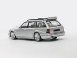 Mercedes S124 T Modell Evo2 (Silber) - Mortal Model - 1:64 Modellauto 1/64