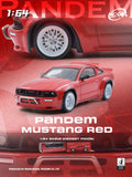 Ford Mustang Pandem (Red) - Model Model - 1:64 Modellauto 1/64