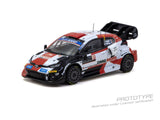 [Preorder] Toyota GR Yaris Rally1 Hybrid Rallye Monte-Carlo 2022 Sébastien Ogier/Benjamin Veillas - Tarmac Works x IXO - 1:64 Modellauto 1/64