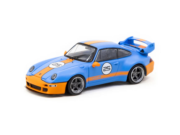 Porsche Gunther Werks 993 (Blue & Orange) - Tarmac Works - 1:64