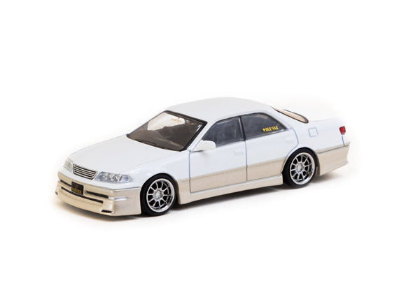 Toyota Mark II JZX100 Vertex (White Metallic) - Tarmac Works - 1:64
