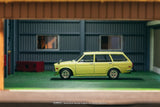 Datsun Bluebird 510 Wagon (Yellow) - Tarmac Works - 1:64 Modellauto 1/64