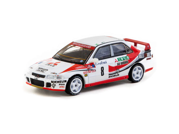 Mitsubishi Lancer Evolution Rallye Monte-Carlo 1993 K. Eriksson/S. Parmander - Tarmac Works - 1:64