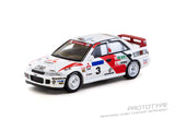 Mitsubishi Lancer Evolution II K. Eriksson/S. Parmander Hong Kong Beijing Rally 1994 - Tarmac Works - 1:64 Modellauto 1/64