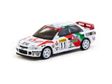 Mitsubishi Lancer Evolution II Rallye Monte-Carlo 1995 T. Mäkinen/S. Harjanne - Tarmac Works - 1:64