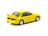 Mitsubishi Lancer GSR Evolution III (Yellow) with 1 card pack - Tarmac Works - 1:64