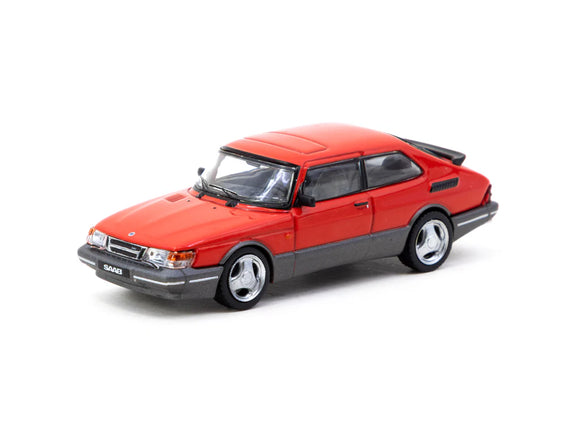 Saab 900 Turbo (Red) - Tarmac Works - 1:64