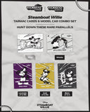 Toyota Sprinter Trueno AE86 Widebody by Jon Sibal Steamboat Willie + Trading Cards Combo Set - Tarmac Works - 1:64 (Copie) Modellauto 1/64