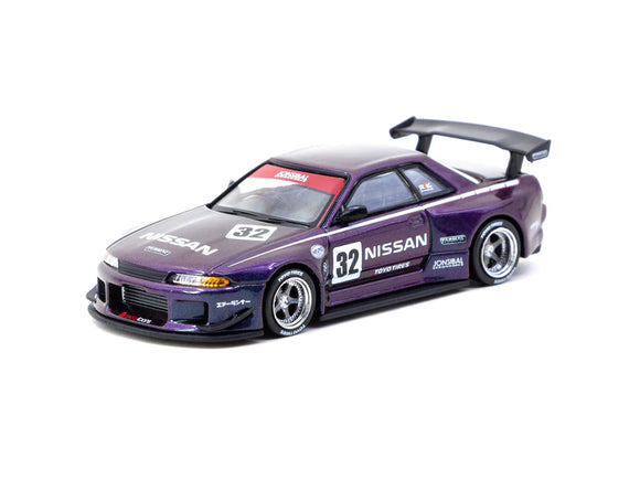 Nissan Skyline (R32) Widebody (Midnight Purple) - Tarmac Works - 1:64