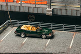 Saab 900 Turbo Convertible (Dark Green) - Tarmac Works - 1:64 Modellauto 1/64