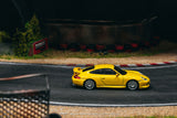 Porsche 911 GT3 (996) (Yellow) - Tarmac Works x IXO - 1:64 Modellauto 1/64