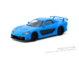 Mazda RX-7 VeilSide Fortune7 (Blue) - Tarmac Works - 1:64 Modellauto 1/64