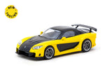 Mazda RX-7 VeilSide Fortune7 (Yellow/Black) - Tarmac Works - 1:64 Modellauto 1/64