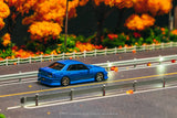 Nissan Skyline (ER34) URAS (Blue) - Tarmac Works - 1:64 Modellauto 1/64