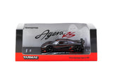 Koenigsegg Agera RS (Black Carbon Fiber/Red) - Tarmac Works - 1:64 Modellauto 1/64