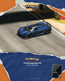 Koenigsegg Agera RS (Dark Blue Carbon Fiber) - Tarmac Works - 1:64 Modellauto 1/64