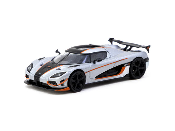 Koenigsegg Agera RS (Moon Silver/Black) - Tarmac Works - 1:64