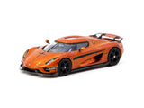 Koenigsegg Regera (Orange Metallic/Black Stripes) - Tarmac Works - 1:64 - Modelcars Passion