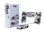 Koenigsegg Regera (Silver Metallic) + Trading Cards Combo Set - Tarmac Works - 1:64 Modellauto 1/64
