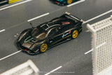 Pagani Huayra R (Matt Black Carbon Fiber) - Tarmac Works - 1:64